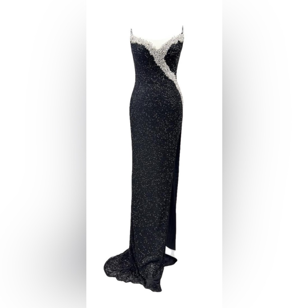 Non Signé/ Unsigned Size 4 Elegant Maxi Dress